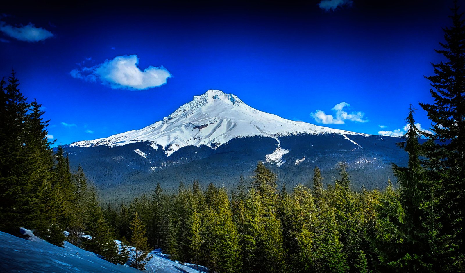 Snowy Mt. Hood